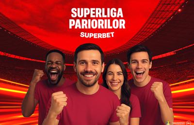 SuperLiga Pariorilor, cel mai mare concurs al pariorilor din România, live pe Youtube Superbet duminică, de la ora 16:00!
