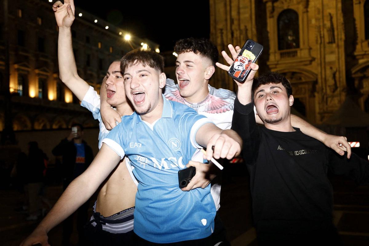 Napoli sărbătorește titlul în Serie A / foto: Imago