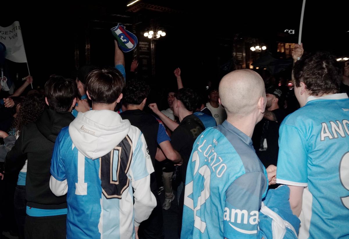 Napoli sărbătorește titlul în Serie A / foto: Imago