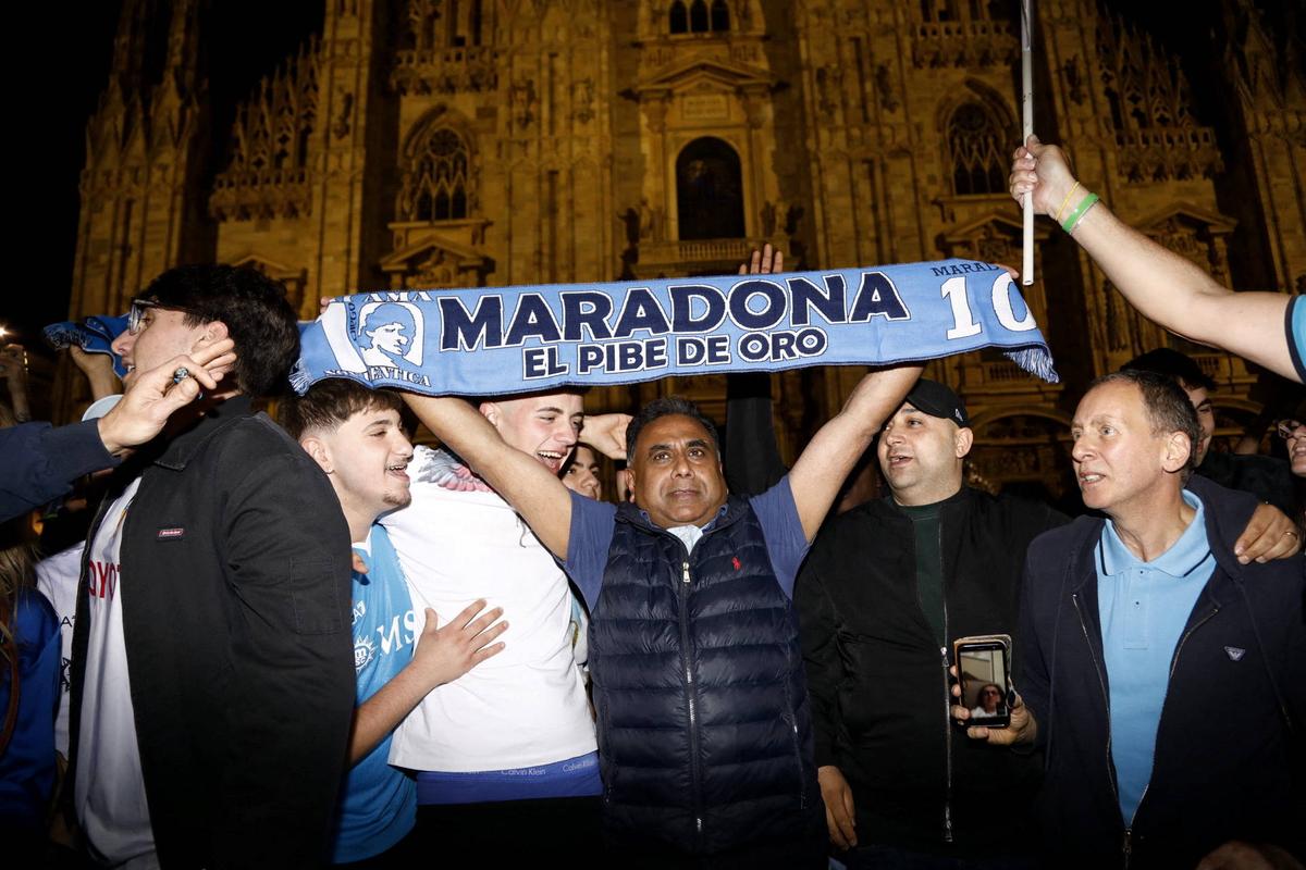 Napoli sărbătorește titlul în Serie A / foto: Imago