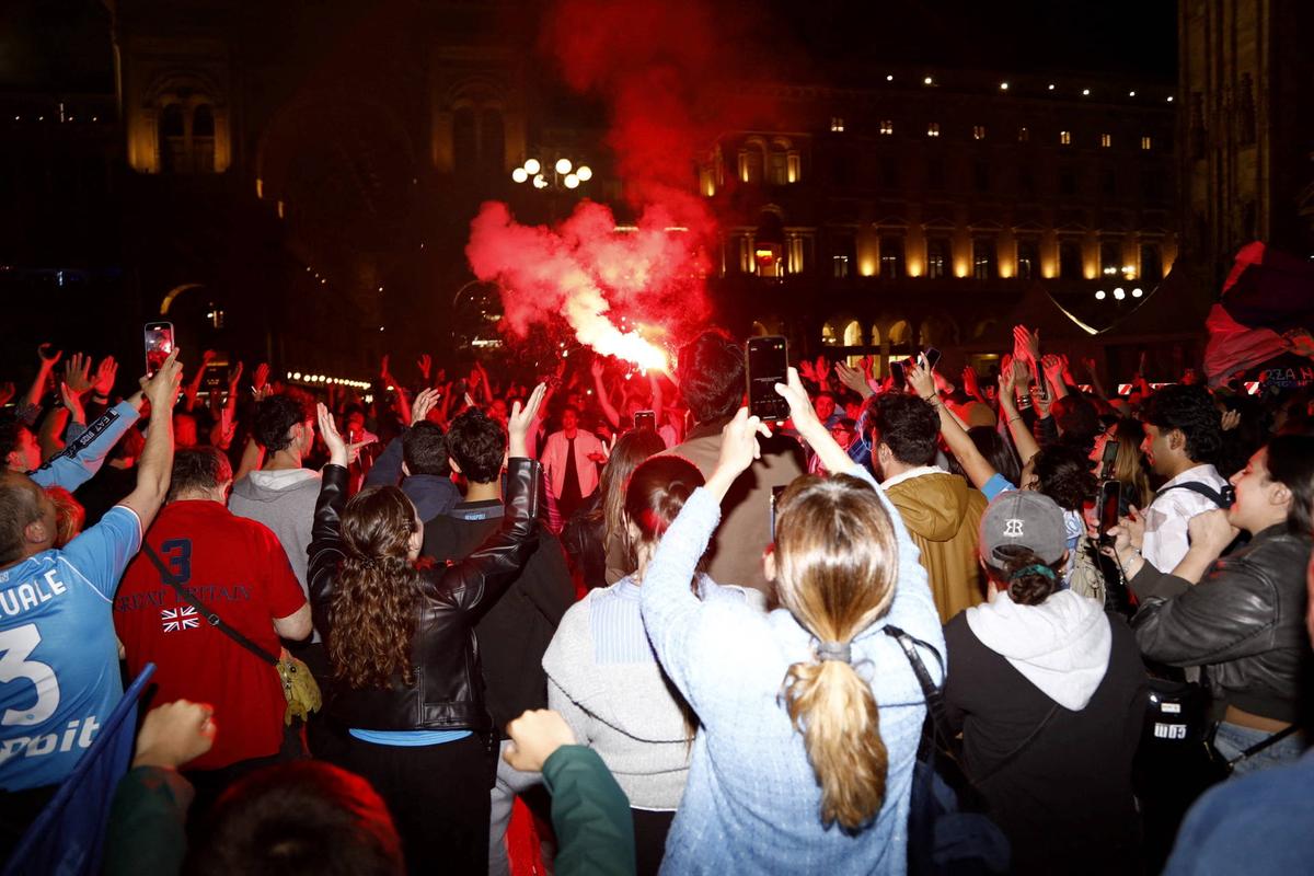 Napoli sărbătorește titlul în Serie A / foto: Imago