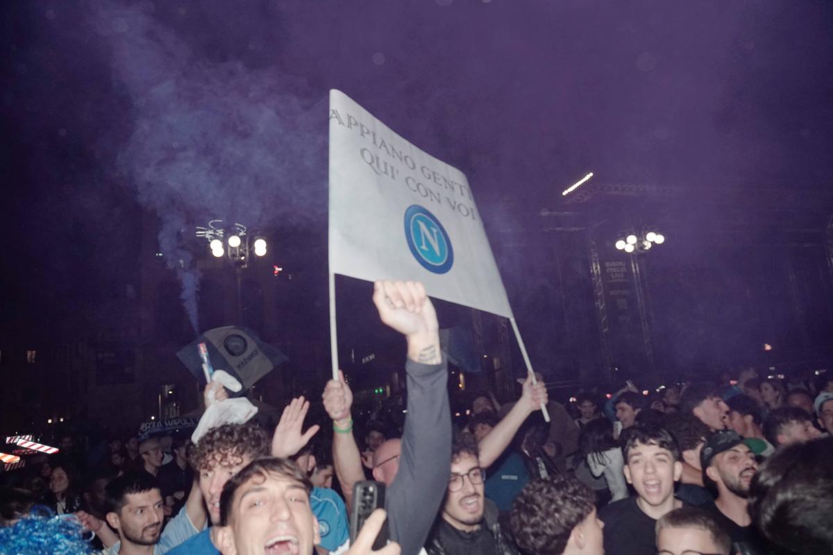 Napoli sărbătorește titlul în Serie A / foto: Imago