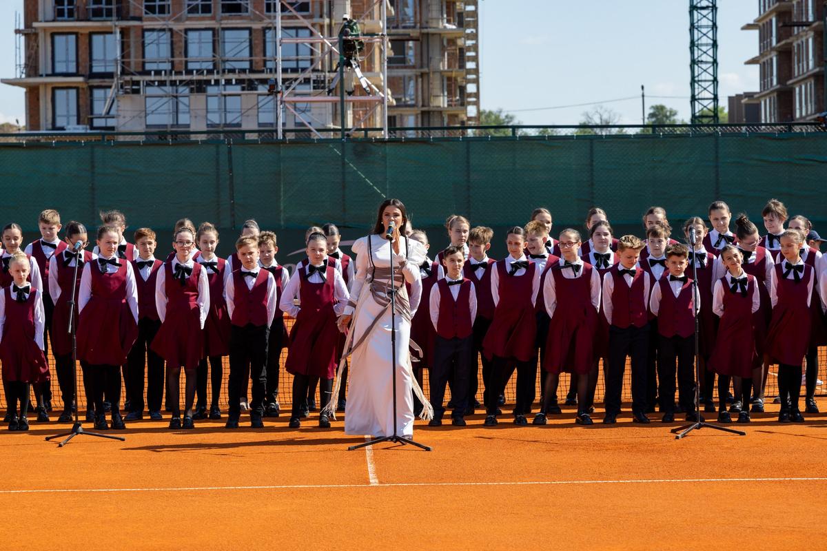Simona Halep și Juan Martin del Potro, la inaugurarea Centrului Național de Tenis din Republica Moldova
