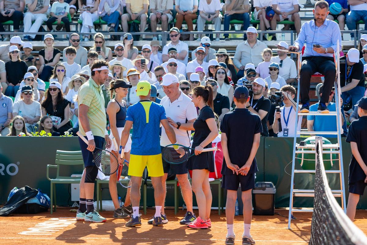 Simona Halep și Juan Martin del Potro, uimiți de centrul de tenis pe care l-au găsit în Republica Moldova: „Un proiect impresionant”
