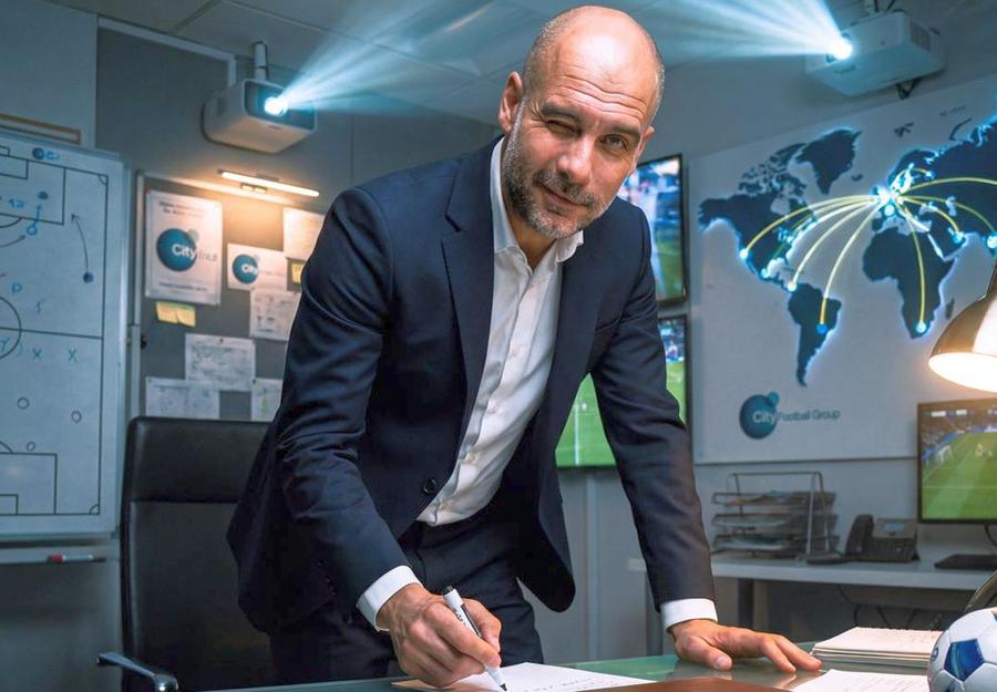 Pep Guardiola rămâne în cadrul City Football Group/ foto: Facebook @Fabrizio Romano Diego Simeone: „El este cel mai bun antrenor la ora actuală”