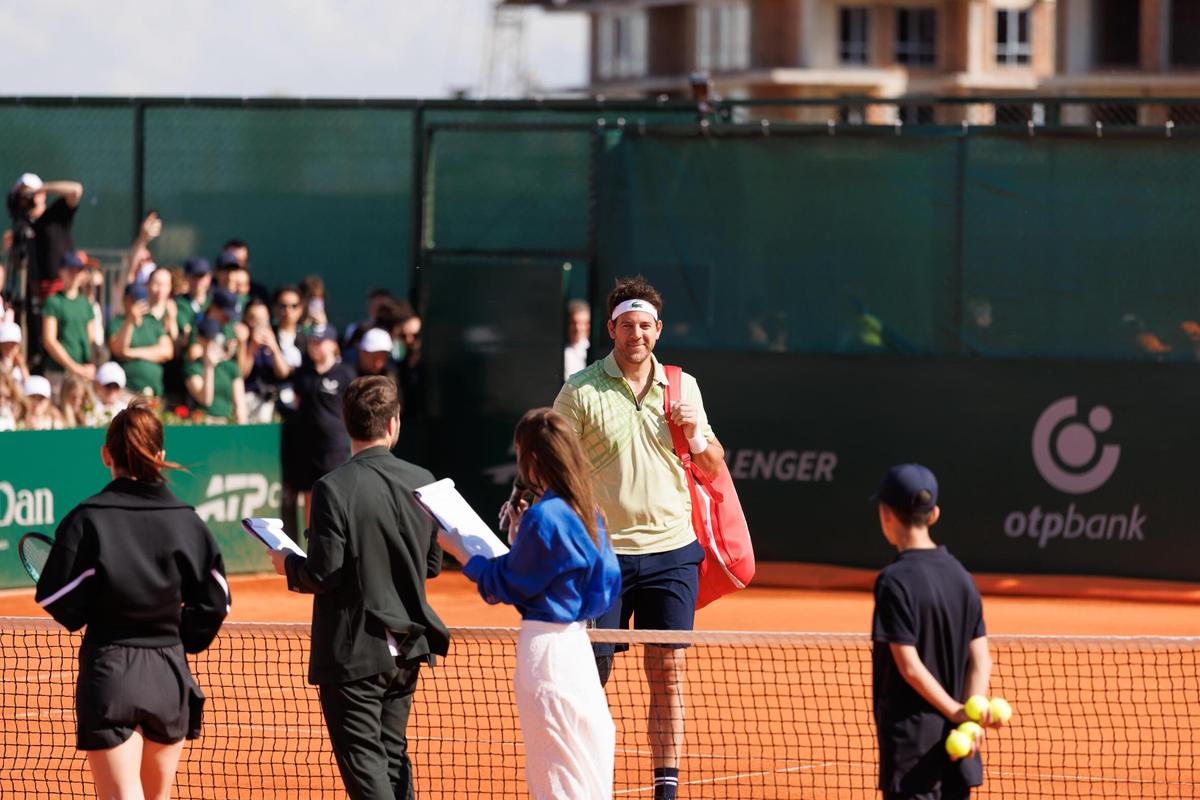 Simona Halep și Juan Martin del Potro, la inaugurarea Centrului Național de Tenis din Republica Moldova