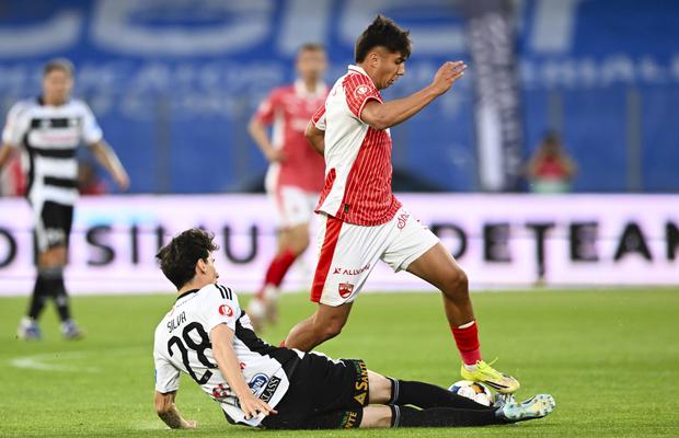 Cine a fost MVP-ul meciului U Cluj - Dinamo și puștiul cu viitor strălucit în alb și roșu