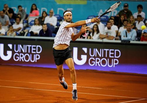 Grigor Dimitrov în acțiune la Adria Tour Foto Guliver/GettyImages