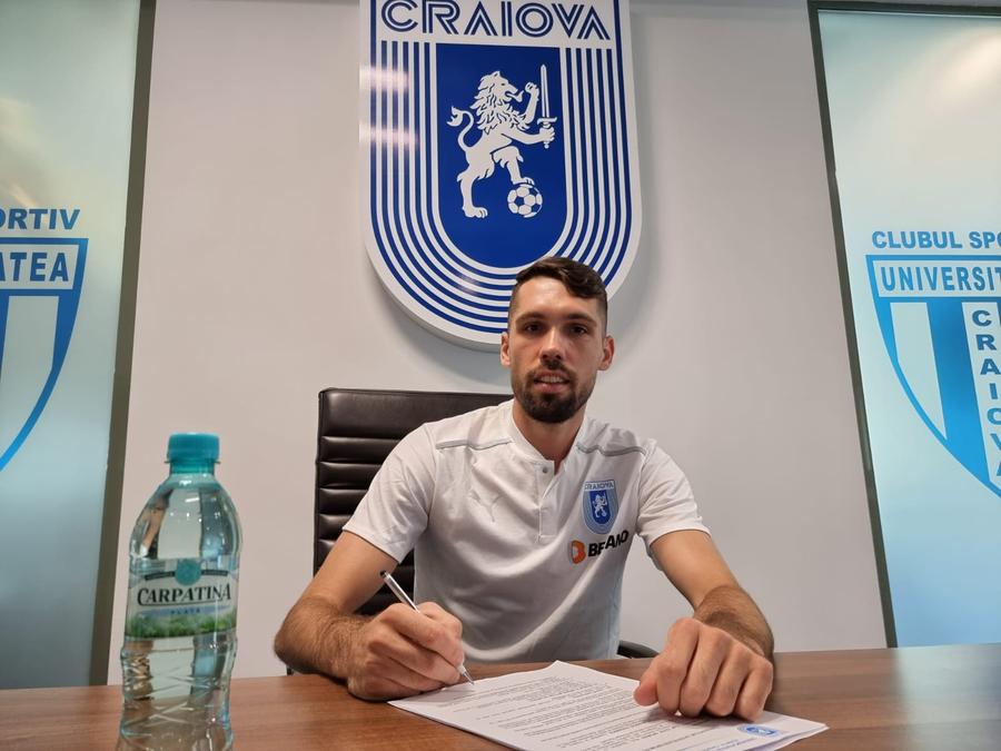 Valerică Găman a semnat cu CS Universitatea Craiova CSU Craiova, mutare impresionantă pe piața transferurilor! Ouzounidis și-a luat fundaș trecut pe la Dinamo și FCSB
