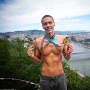 David Popovici în Budapesta / FOTO: GSP.ro