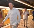 Un metrou a fost colantat în culorile Rapidului, alb și vișiniu / foto: Cristi Preda (GSP)