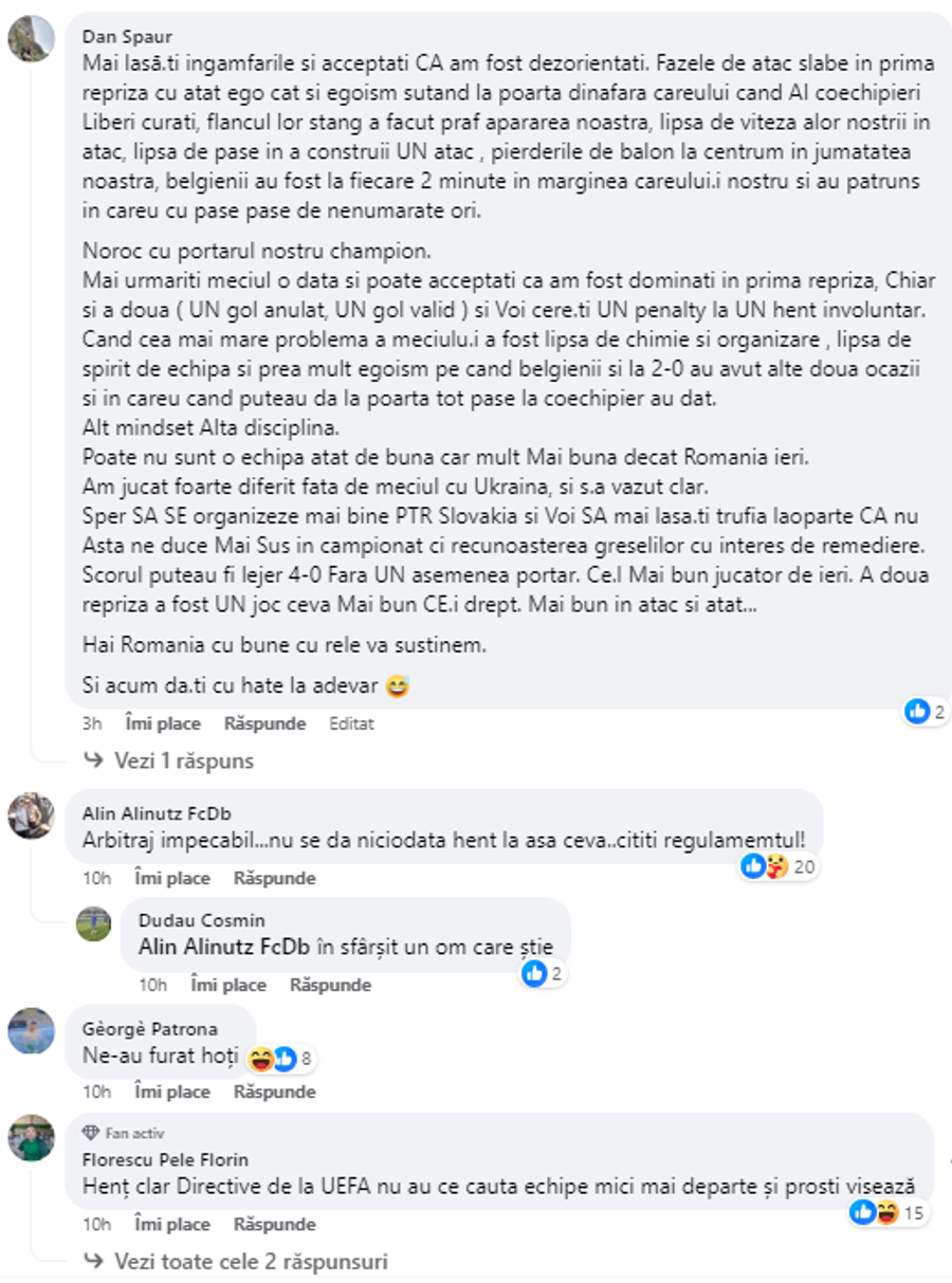 Comentarii pro și contra deciziei arbitrului Szymon Marciniak: Comentarii dure după cea mai controversată fază a partidei Belgia - România 2-0: „Henț clar! Sunt directive de la UEFA!”