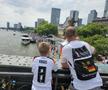 Frankfurt, în ziua meciului Germania - Elveția, așteptându-i pe români