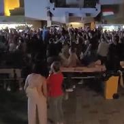 Bucuria maghiarilor din Satu Mare, la golul decisiv reușit de Ungaria în fața Scoției / Captură GSP Video