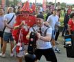 Frankfurt, în ziua meciului Germania - Elveția, așteptându-i pe români