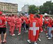 Frankfurt, în ziua meciului Germania - Elveția, așteptându-i pe români