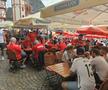 Frankfurt, în ziua meciului Germania - Elveția, așteptându-i pe români
