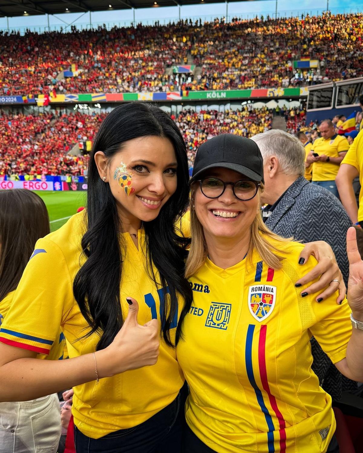 Corina Caragea a făcut senzație la Belgia - România » A apărut alături de vedeta cunoscută de milioane de români