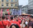 Frankfurt, în ziua meciului Germania - Elveția, așteptându-i pe români