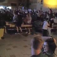 Bucuria maghiarilor din Satu Mare, la golul decisiv reușit de Ungaria în fața Scoției / Captură GSP Video