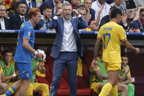 Florinel Coman, schimbat în partida cu Ucraina. Sursă foto: Imago