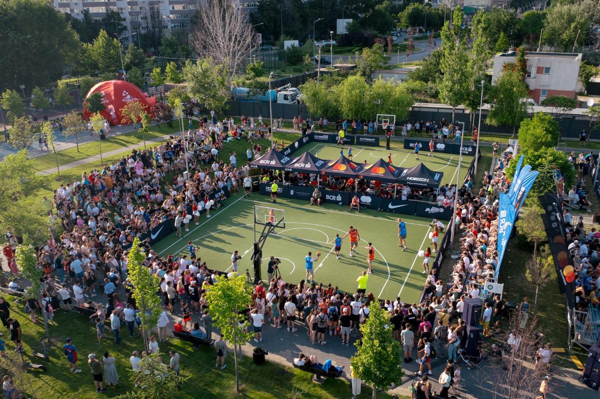 Theo Rose, show la baschet » Weekend plin la Sport Arena Streetball pe terenurile din Parcul Liniei