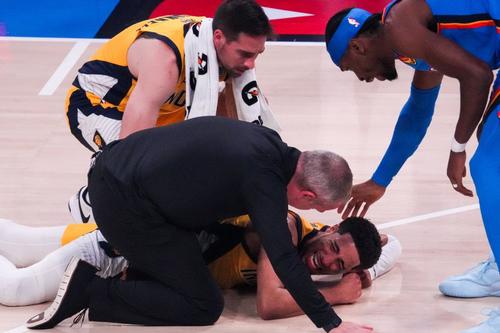 Tyrese Haliburton și-a rupt tendonul ahilian/Foto: Imago Images