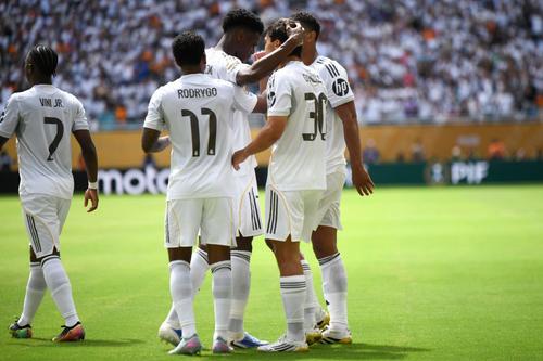 Rodrygo a dat pasa decisivă la golul remizei lui Real Madrid (1-1) cu Al-Hilal / Foto: Imago