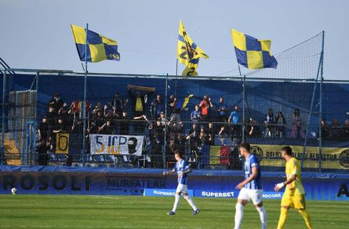 Galeria Unirii Slobozia, într-o deplasare pe terenul Farului / FOTO: Facebook @AFC Unirea 04 Slobozia