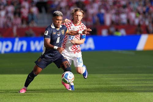 Luka Modric, în Croația - Panama. foto: Imago