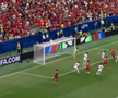 Cristiano Ronaldo, gol în Portugalia - Uzbekistan / FOTO: Captură @Antena 1