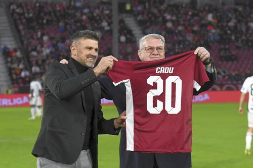 Ricardo Cadu, directorul sportiv de la CFR Cluj, alături de Iuliu Mureșan/ foto Imago Images