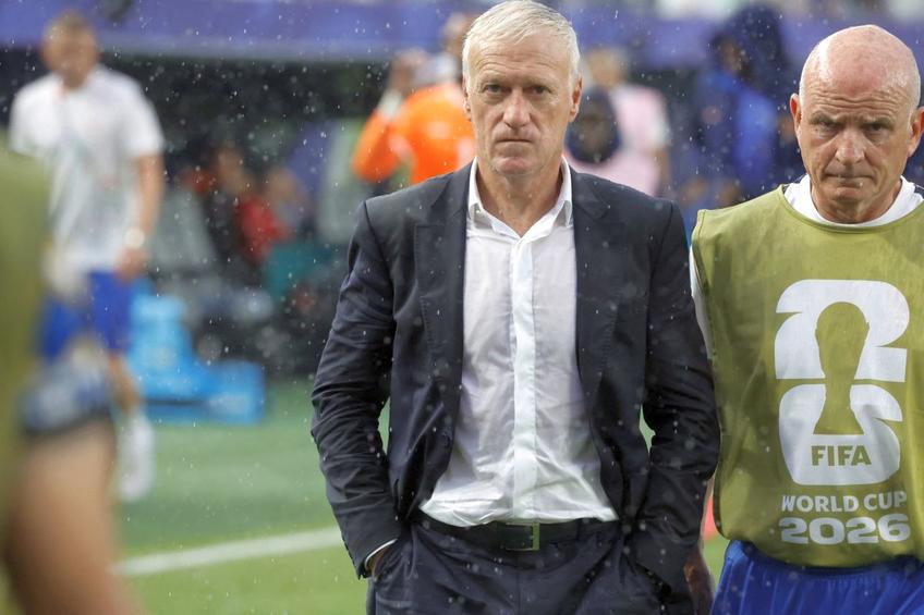 Didier Deschamps, selecționer Franța, la meciul cu Irak // foto: Imago