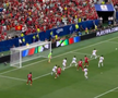 Cristiano Ronaldo, gol în Portugalia - Uzbekistan / FOTO: Captură @Antena 1