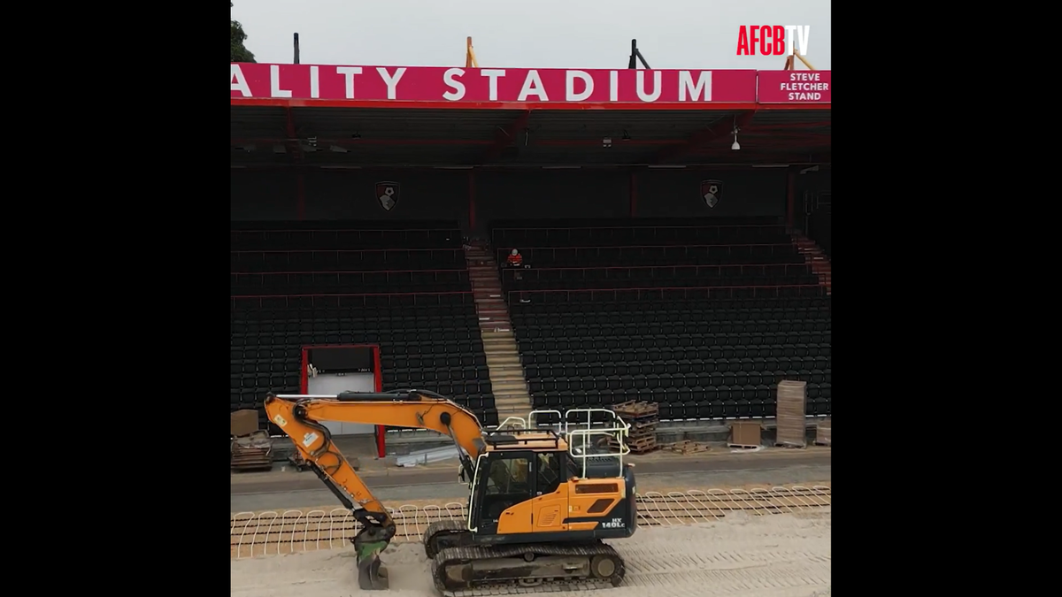 Stadionul lui Bournemouth, pregătit pentru debutul în cupele europene