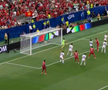 Cristiano Ronaldo, gol în Portugalia - Uzbekistan / FOTO: Captură @Antena 1