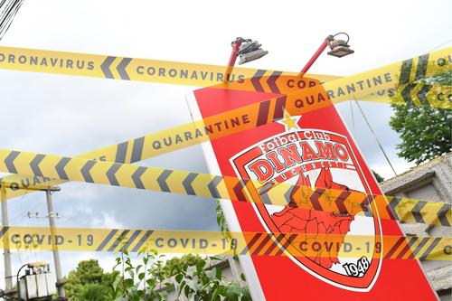 LPF nu cedează în fața insistențelor clubului Dinamo, care vrea înghețarea play-out-ului, ci așteaptă finalizarea anchetei epidemiologice a DSP Ilfov. Fotomontaj: Stela Tănase