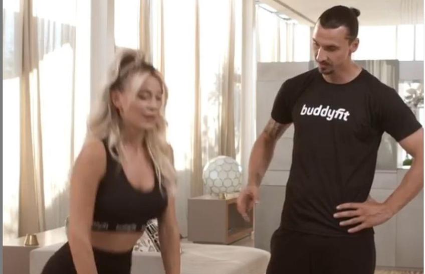 Diletta și Zlatan, colegi într-o campanie publicitară