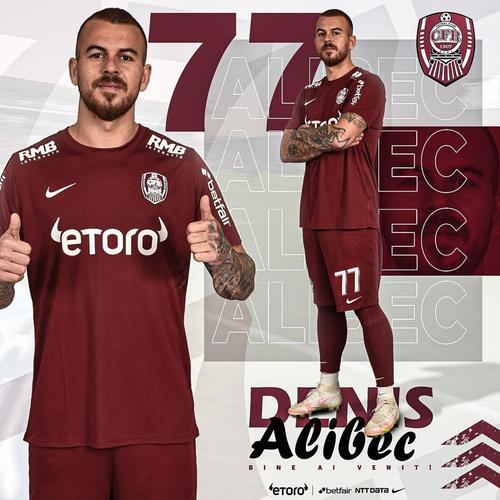 Denis Alibec a fost prezentat la CFR
Foto:facebook/cfrcluj