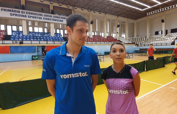 Interviu la dublu cu echipajul miracolelor la tenis de masă: „Un produs gratis pe viață? Ciocolatăăăăă!!!”