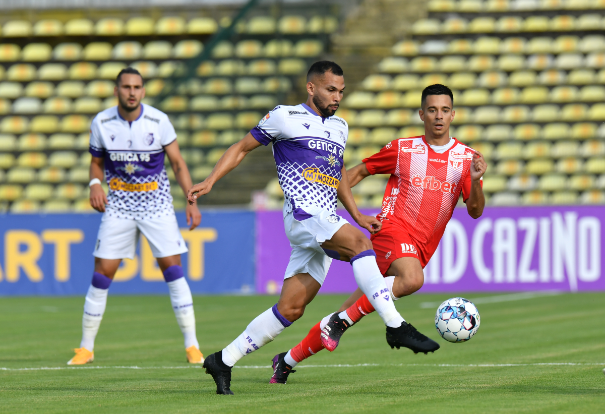 FC Argeș - UTA 0-1 » Execuția genială a lui Dangubic a tranșat partida de la Pitești! Clasamentul ACUM
