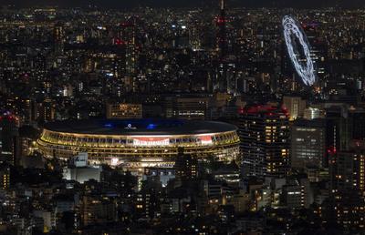Moment SF în timpul ceremoniei de la Tokyo! Peste 1.800 de drone au apărut deasupra arenei