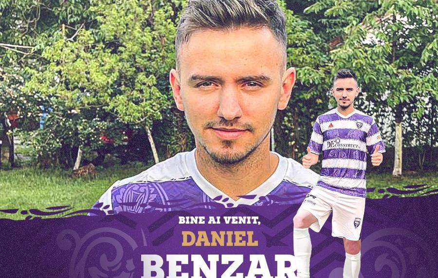 Daniel Benzar, prezentat la SSU Poli Timișoara Unde a ajuns Daniel Benzar, jucătorul căruia Becali i-a pus o clauză de 20 de milioane de euro
