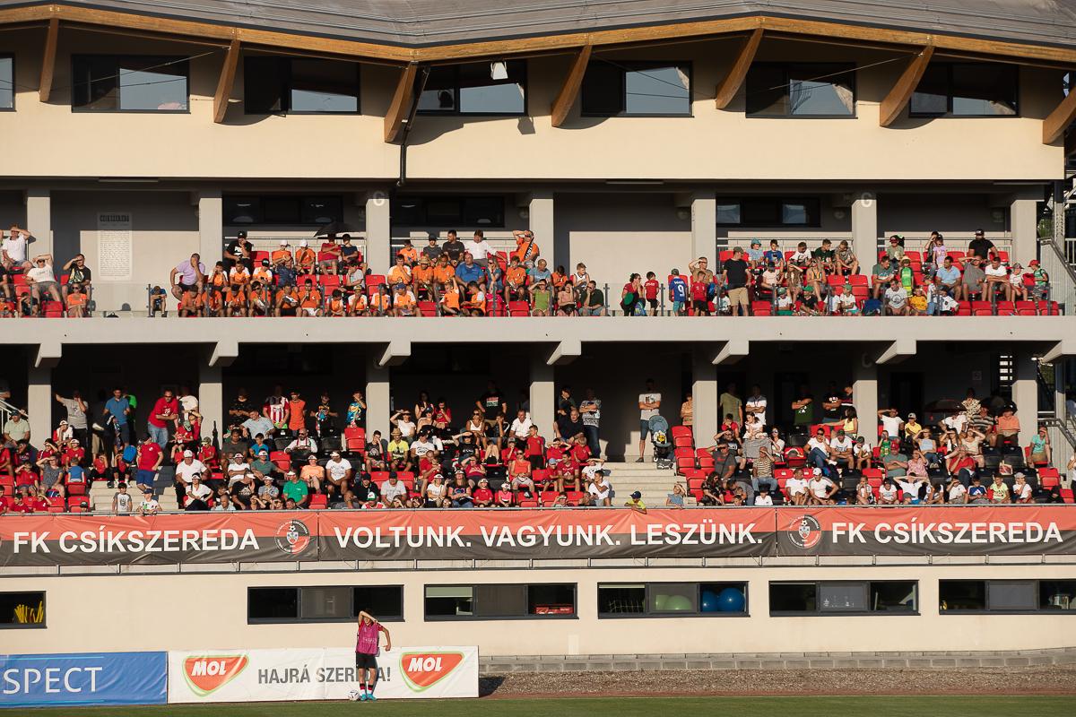 Imagini surprinse la Miercurea Ciuc, în ziua amicalului controversat Ungaria U18 - Ținutul Secuiesc