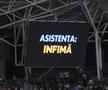 Ironia suporterilor de la CSA, după ce FCSB n-a putut umple stadionul cu Dinamo / Sursă foto: Facebook@ AS 47