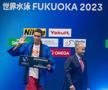 FOTO David Popovici premiat înainte de a intra în competiție, în Japonia