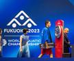 FOTO David Popovici premiat înainte de a intra în competiție, în Japonia