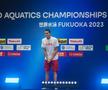 FOTO David Popovici premiat înainte de a intra în competiție, în Japonia