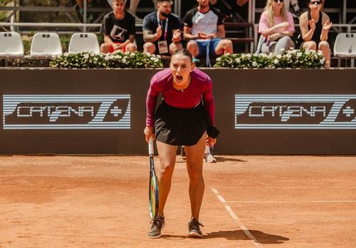 Ana Bogdan, moment de descătușare Foto BCR Iasi Open