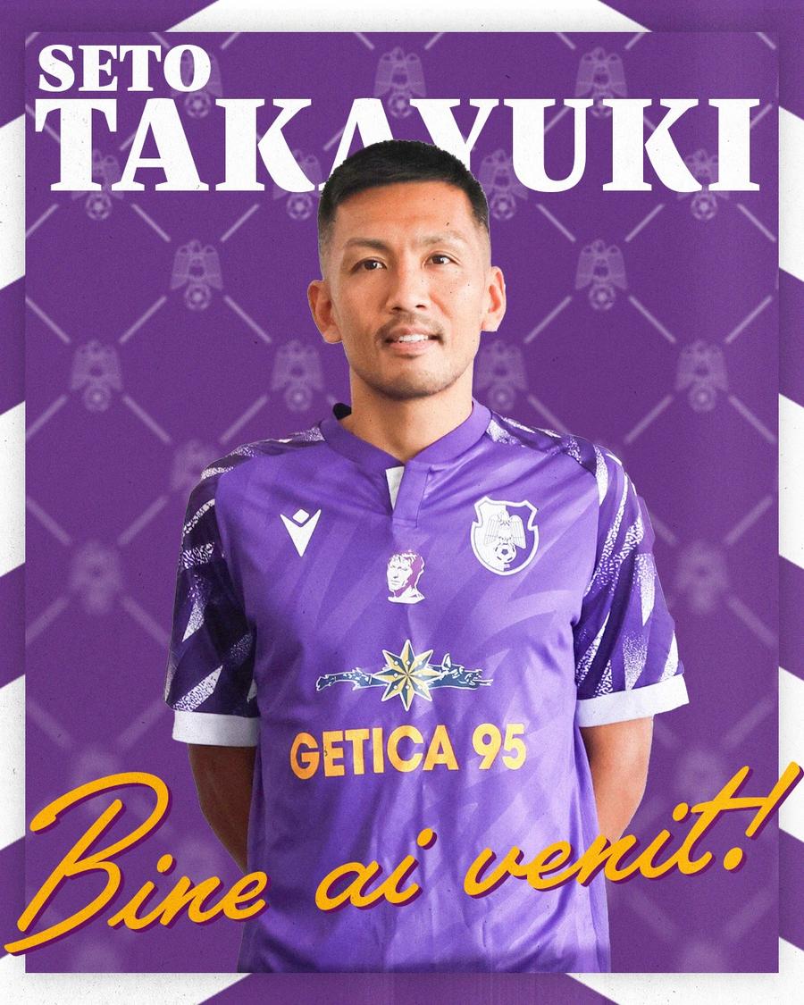 Takayuki Seto a semnat cu FC Argeș, foto: Facebook Fotbal Club Argeș Pitești Prima mutare MAJORĂ a lui Dani Coman la FC Argeș! L-a adus pe fotbalistul cu peste 300 de meciuri în Superliga